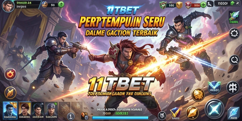 Screenshot gameplay 11TBET menampilkan pertempuran seru dan grafis yang memukau.