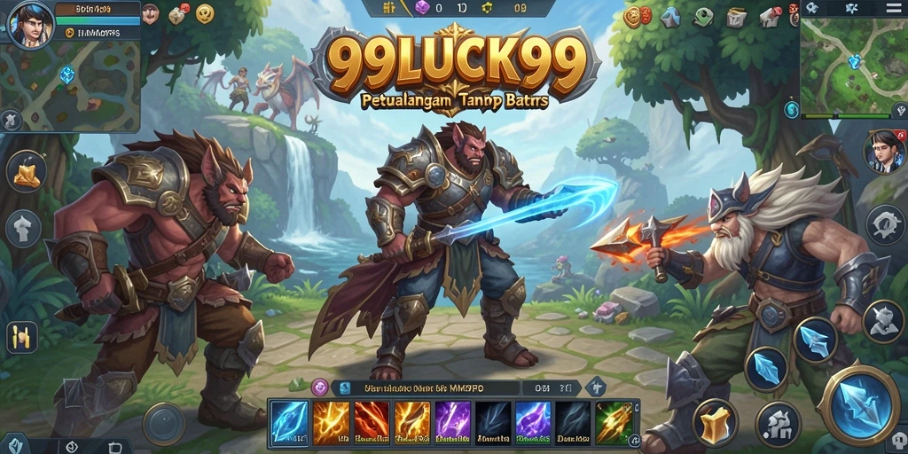 Tangkapan layar 99LUCK99 menampilkan aksi pertarungan yang seru dan grafis yang memukau.