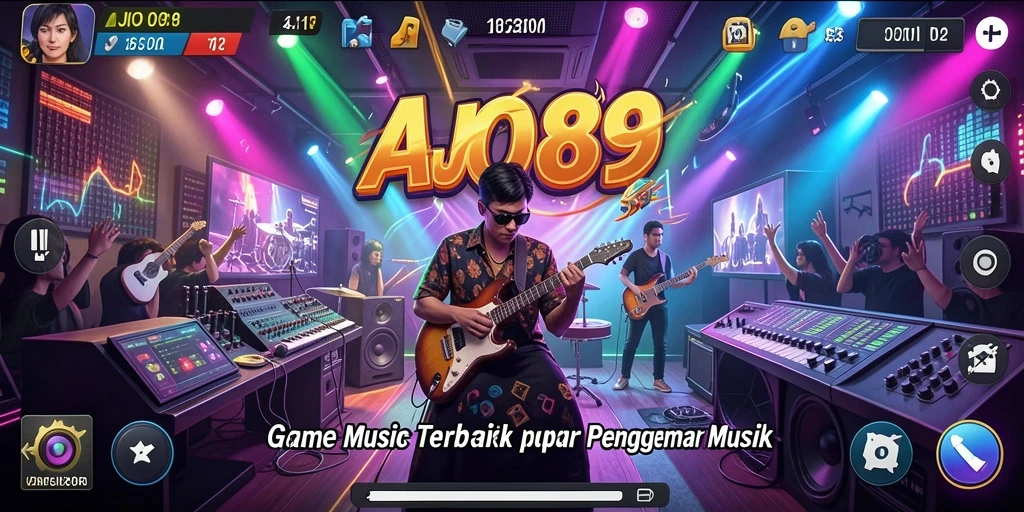 Gameplay AJO89 yang seru dan interaktif dengan musik favorit.