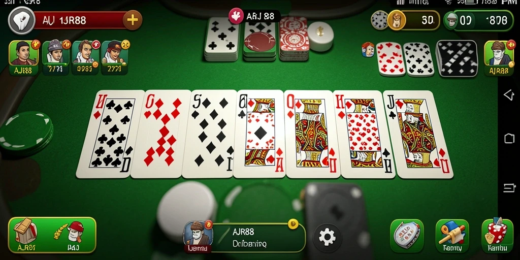 Tampilan gameplay menawan dari AJR88 yang penuh aksi.