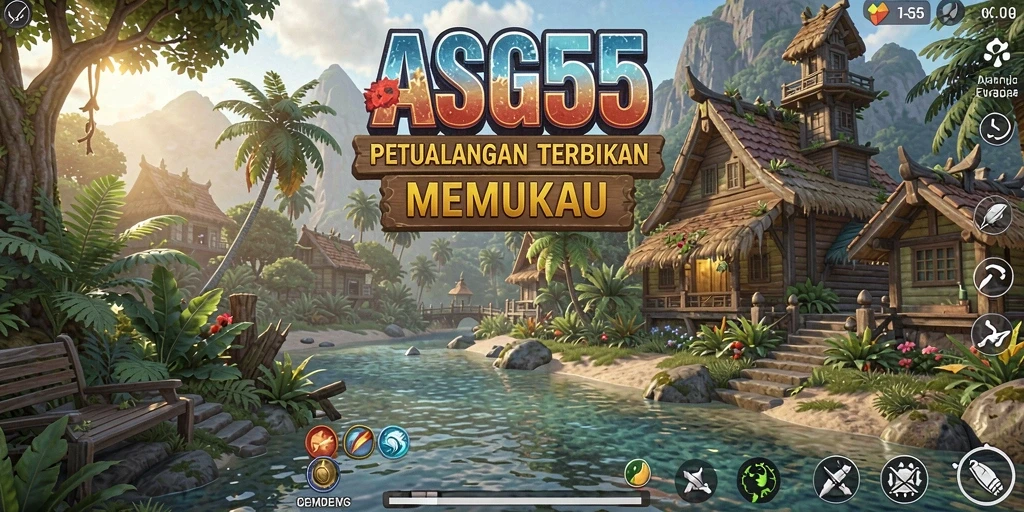 Tampilan gameplay menakjubkan ASG55 di dunia terbuka.