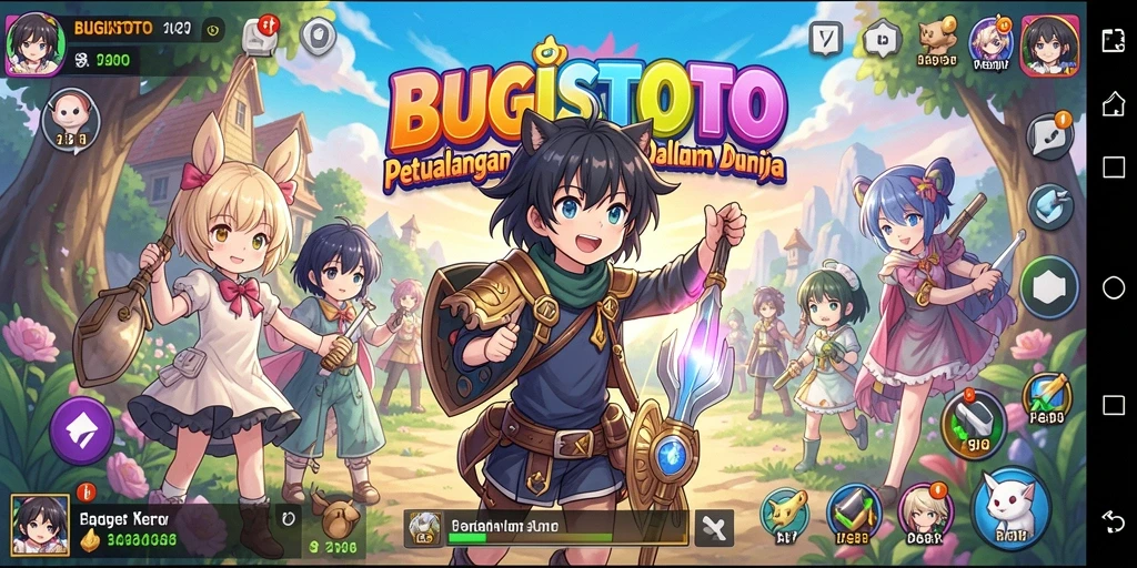 Screenshot menampilkan karakter Anime dalam aksi seru di <strong>BUGISTOTO</strong>.