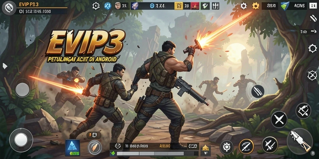 Gameplay seru dan aksi mendebarkan di EVIP3.
