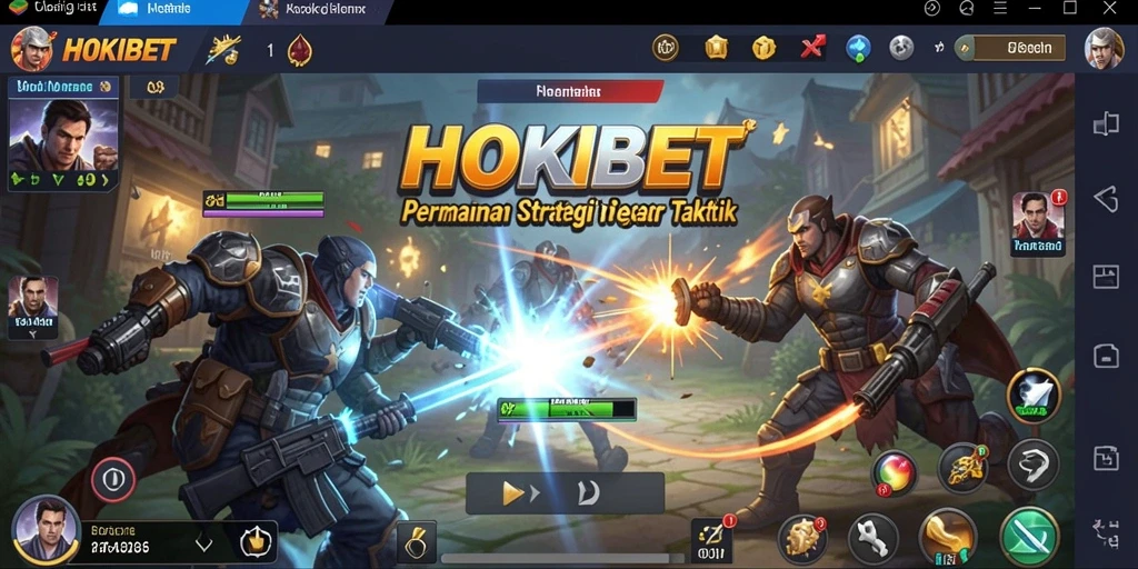 Tampilan gameplay HOKIBET yang mendebarkan dan penuh strategi.