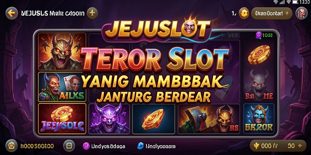 Gambaran gameplay menegangkan di dunia Horror JEJUSLOT.