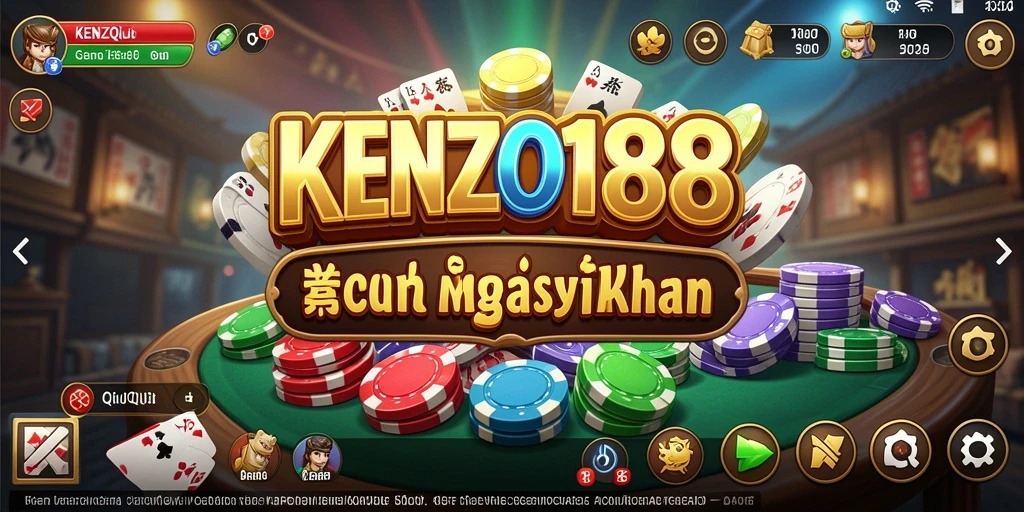 Tampilan gameplay QiuQiu yang mendebarkan di KENZO188.
