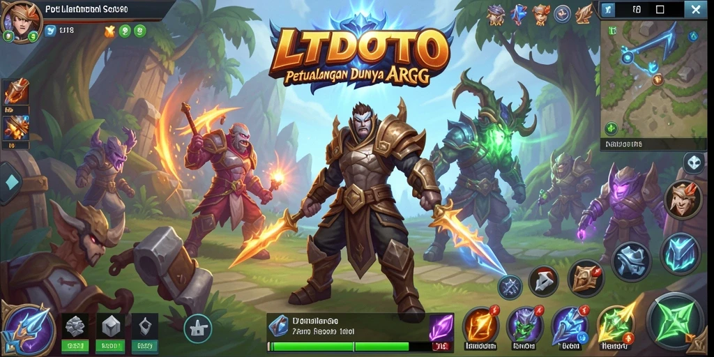 Tampilan gameplay LTDTOTO yang seru dan menarik dalam ARPG.