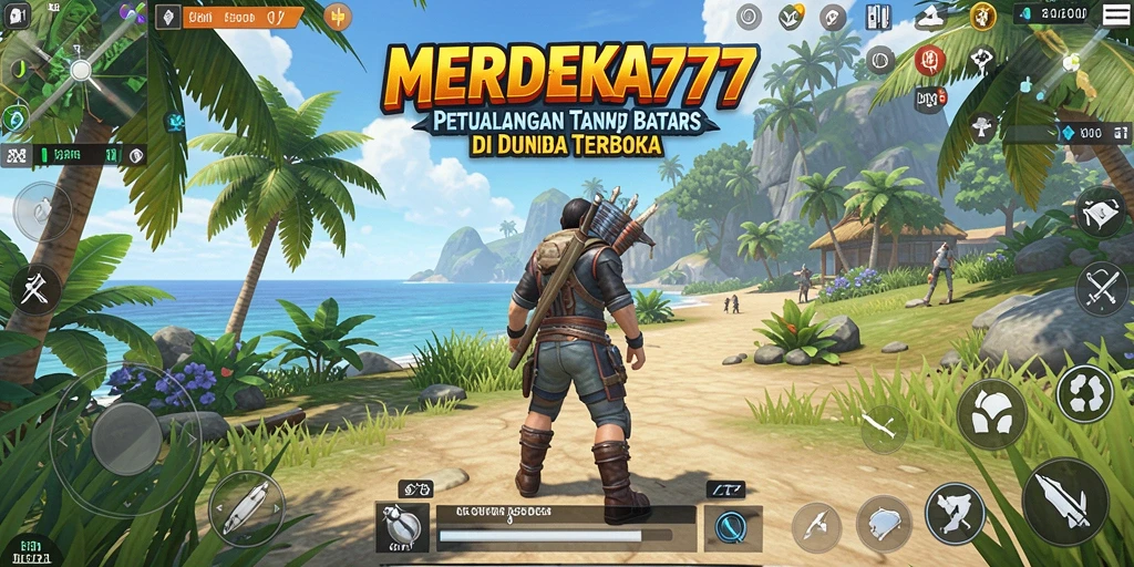 Tampilan gameplay MERDEKA777 yang memukau dalam dunia terbuka.