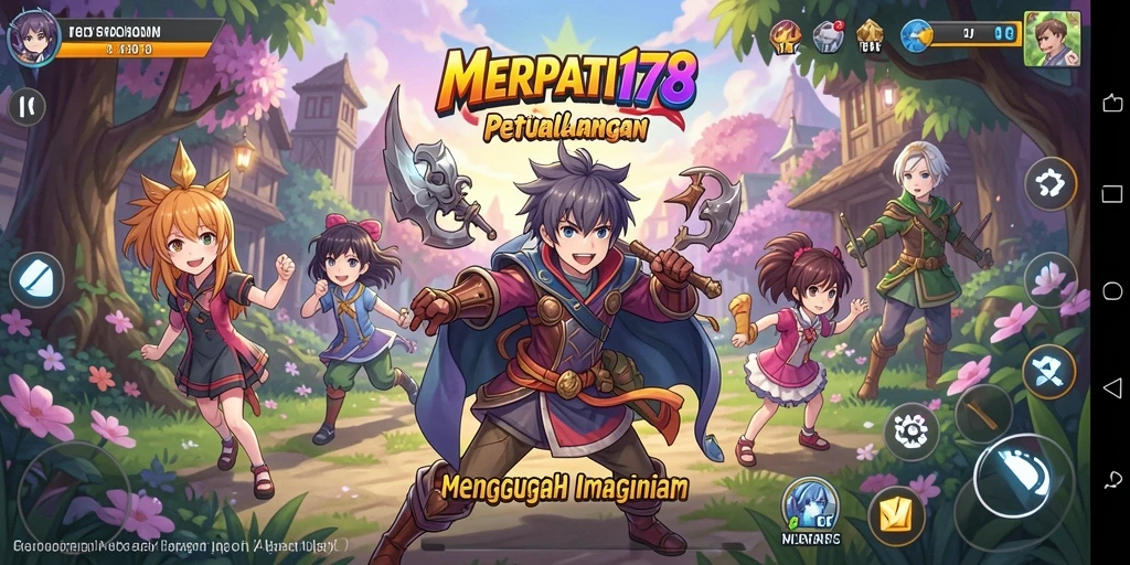 Screenshot gameplay <strong>MERPATI178</strong> yang menampilkan karakter anime dalam aksi.