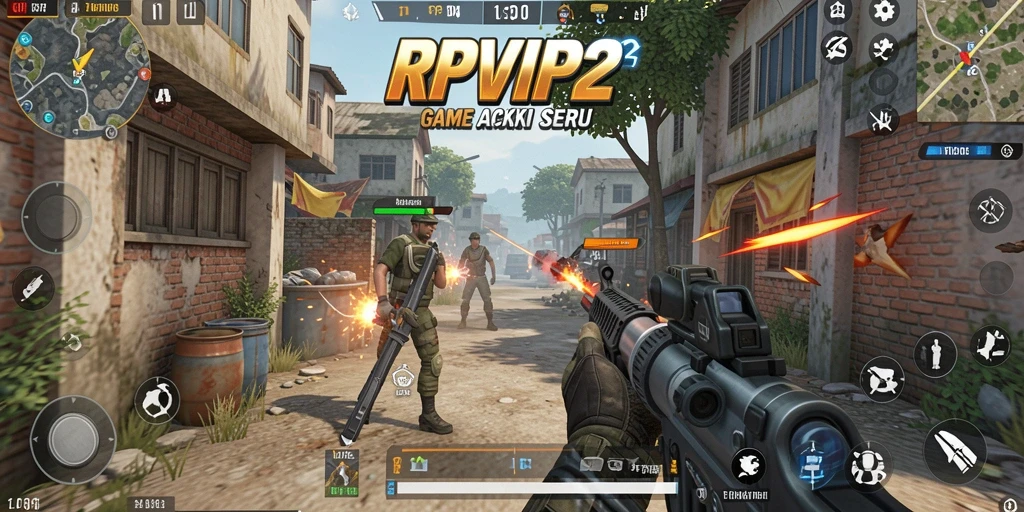 Tampilan gameplay RPVIP2 yang penuh aksi dan seru.